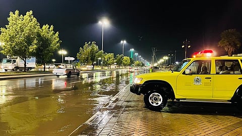 الدفاع المدني: استمرار هطول الأمطار الرعدية على بعض مناطق المملكة حتى الجمعة المقبلة