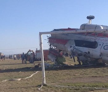 إيران.. تحطم مروحية جنوبي البلاد تقل وزير الرياضة ونقله إلى المستشفى