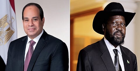 "السيسي" ورئيس جنوب السودان يعربان عن استعدادهما للقيام بدور الوساطة لحل الأزمة بين الأطراف السودانية 