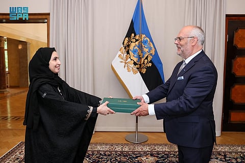 سفيرة المملكة بفنلندا تقدّم أوراق اعتمادها سفيرة غير مقيمة لدى إستونيا