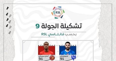 لاعبو الهلال يسيطرون على التشكيلة المثالية للجولة الـ9 .. وغياب النصر والاتحاد والأهلي