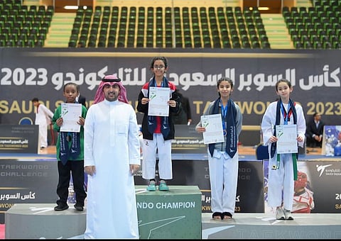 "بطلة التايكوندو الصغيرة وحلمها العالمي".. قصة "نورة القحطاني" ترويها والدتها
