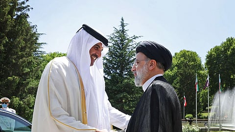 الرياض.. أمير قطر يستعرض مع الرئيس الإيراني سبل دعم علاقات البلدين