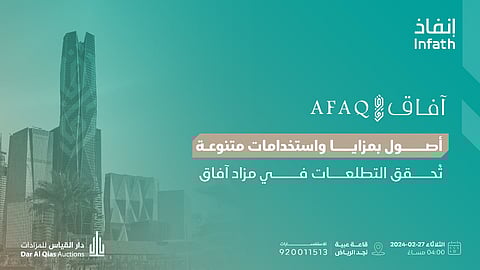 دار القياس للمزادات تعلن عن مزاد "آفاق".. 8 فرص عقارية فريدة بالعاصمة