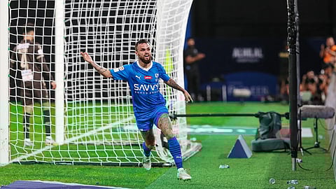 لاعب الهلال "ميشايل ديلغادو"