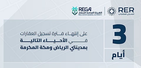 الخميس المقبل.. انتهاء مدة تسجيل العقارات في 18 حيًا بالرياض ومكة