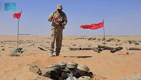 خلال أسبوع.. "إغاثي الملك سلمان" ينتزع 840 لغماً في اليمن عبر "مسام"