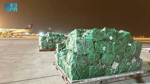 الجسر الجوي الإغاثي السعودي يواصل دعمه للبنان بإرسال الطائرة الإغاثية الـ27