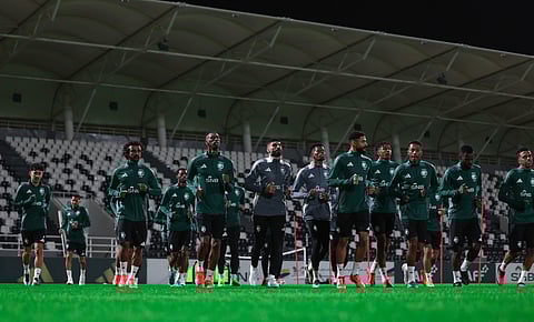 وسط غياب "البريكان".. الأخضر يدشن معسكر الرياض تحضيرًا لخليجي 26