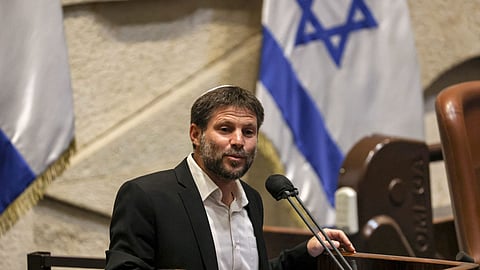 وزير المالية الإسرائيلي اليميني المتطرف بتسلئيل سموتريتش