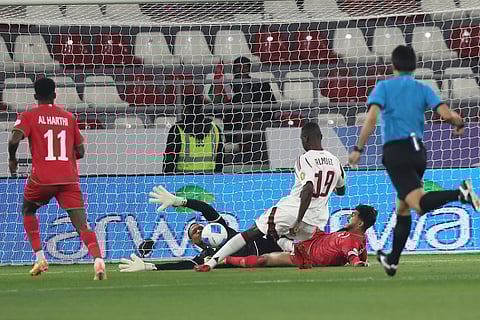 "كأس الخليج 26": عمان تعبر قطر بثنائية "الصبحي"