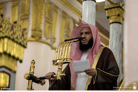  إمام وخطيب المسجد النبوي خالد المهنا 