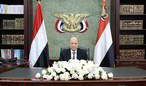 رئيس مجلس القيادة الرئاسي في الجمهورية اليمنية الدكتور رشاد العليمي