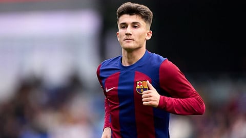 أوناي هيرنانديز لاعب برشلونة الإسباني 