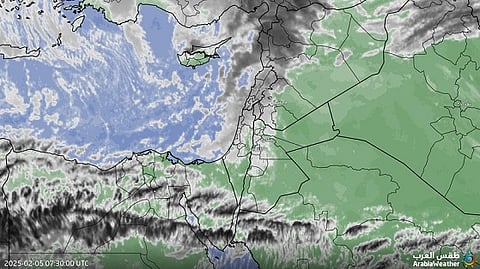 مع اشتداد الرياح وسقوط الأمطار.. منخفض جوي بأصول قطبية على الأردن
