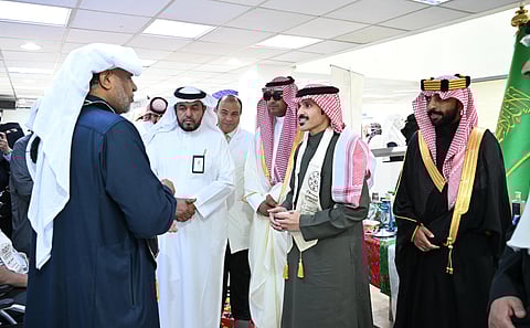 مستشفى الأفلاج يحتفل بيوم التأسيس بمشاركة منسوبيه والمرضى المنومين