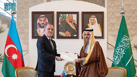 خادم الحرمين وولي العهد يتلقيان رسالتين خطيتين من رئيس أذربيجان