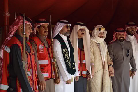 "الهلال الأحمر" بالباحة تحتفي بيوم التأسيس بإبراز الإرث التاريخي والوطني