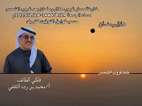 بعد ولادة الهلال فجر اليوم.. الفلكي "الثقفي": غدًا السبت الأول من رمضان فلكياً وعدته 29 يومًا