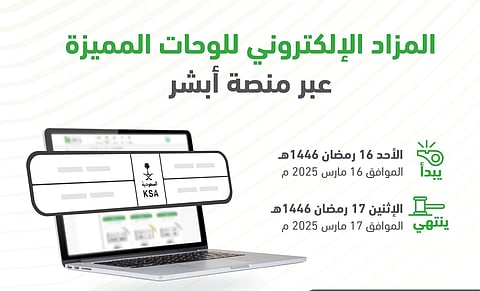 اليوم.. "المرور" تطرح المزاد الإلكتروني للوحات المميزة عبر "أبشر"