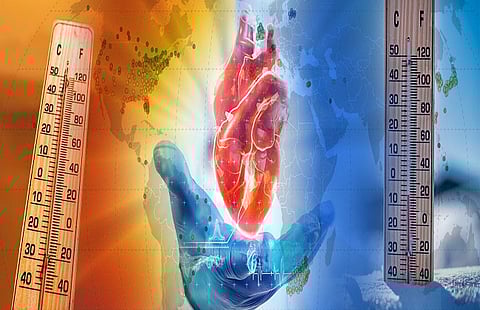 دراسة حديثة تربط بين الطقس الحار وأمراض القلب والأوعية الدموية