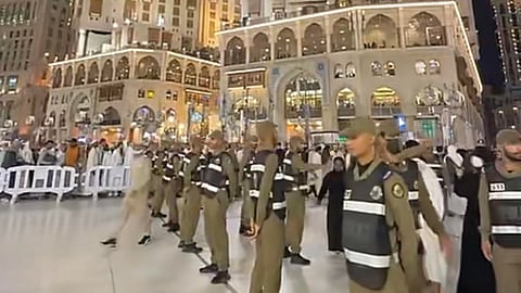 شاهد.. قوة تدريب الأمن العام تشارك بكفاءة عالية في إدارة الحشود بالحرم المكي