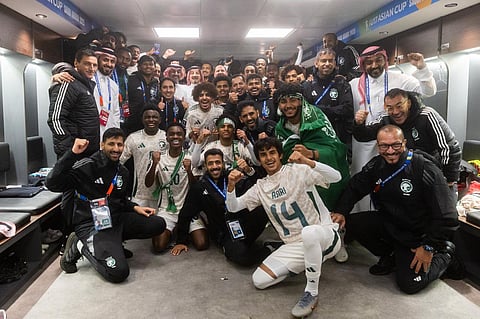 فرحة المنتخب السعودي تحت 17 عامًا لكرة القدم إلى كأس العالم 2025 
