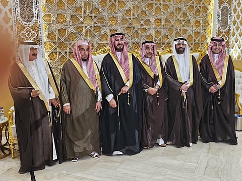 "السيف" يدخل عش الزوجية في حفل بهيج في حائل