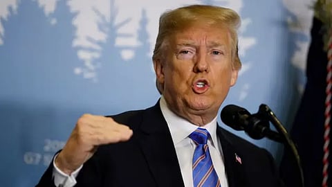 الرئيس الأمريكي دونالد ترامب