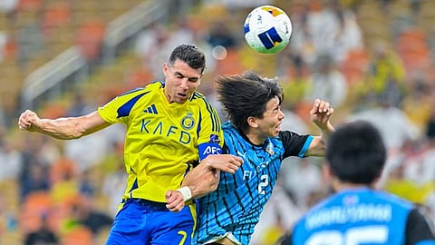 جانب من لقاء النصر وكاواساكي الياباني