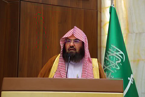 رئيس الشؤون الدينية بالمسجد الحرام والمسجد النبوي عبد الرحمن السديس