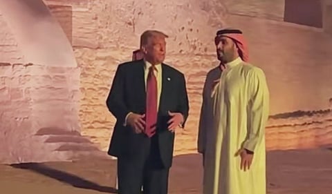 الأمير محمد بن سلمان ودونالد ترامب