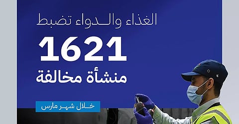 "الغذاء والدواء" تضبط 1621 منشأة مخالفة وتغرّم إحداها 33 ألف ريال لاستيراد منتجات محظورة