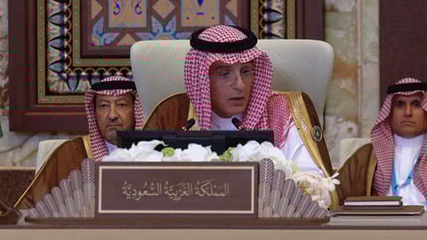 الجبير في قمة بغداد: لا تهجير قسري للفلسطينيين.. ورفع العقوبات عن سوريا فرصة للتعافي