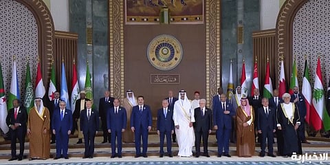 انطلاق قمة بغداد وصورة جماعية للوفود بمشاركة "الجبير"