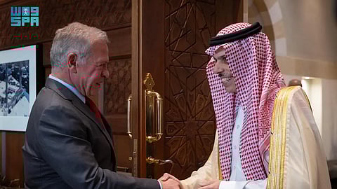 ملك الأردن يستقبل أعضاء اللجنة الوزارية المشتركة بشأن غزة برئاسة الأمير فيصل بن فرحان