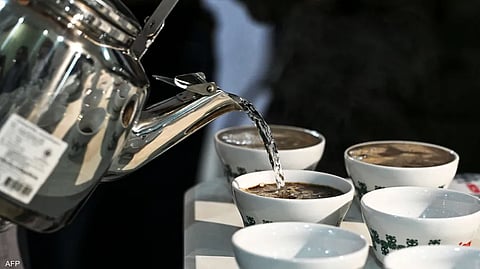 تحتوي القهوة على الكافيين