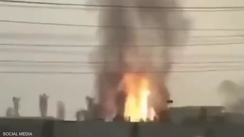 حريق هائل في حقل بارس الجنوبي