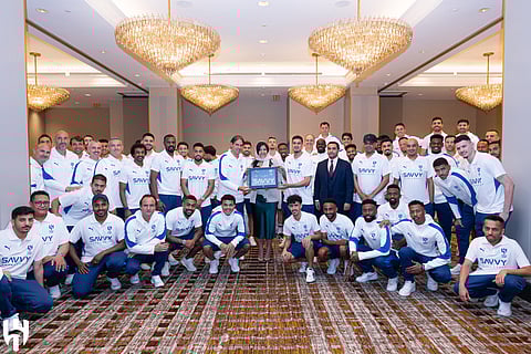 سفيرة خادم الحرمين الشريفين لدى الولايات المتحدة الأمريكية تلتقي بعثة الهلال في أمريكا