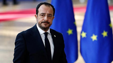  الرئيس القبرصي نيكوس كريستودوليديس