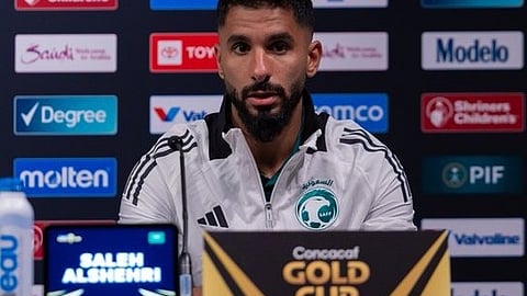 صالح الشهري لاعب المنتخب السعودي الأول لكرة القدم