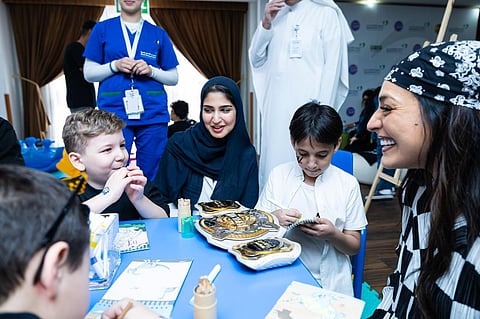 بالتعاون مع الهيئة العامة للترفيه أبطال المصارعة WWE يزورون الأطفال بالمستشفى السعودي الالماني بالرياض