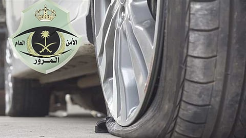 "أمن الطرق" يوضح: ماذا تفعل إذا انفجر إطار سيارتك فجأة؟