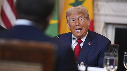 الرئيس الأمريكي دونالد ترامب