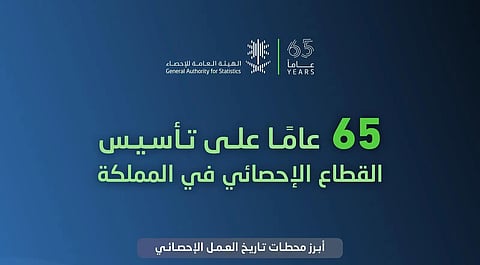الهيئة العامة للإحصاء تحتفي بمرور 65 عامًا على تأسيس العمل الإحصائي الرسمي في المملكة