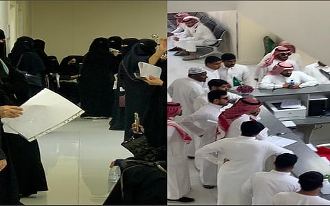 مئات المعلمين والمعلمات الجدد يجرون فحوصات ما قبل التوظيف بمركز الفحص الطبي في مكة