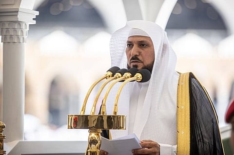  إمام وخطيب المسجد الحرام ماهر بن حمد المعيقلي