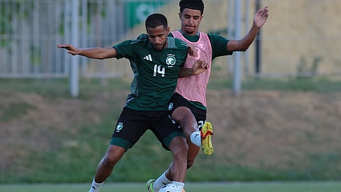 جانب من تدريبات المنتخب السعودي تحت 23 عامًا لكرة القدم