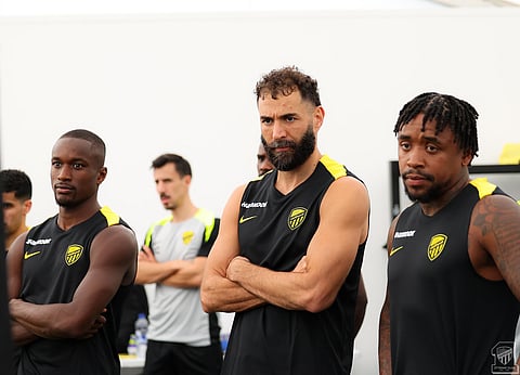 لاعبو الاتحاد خلال المعسكر الإعدادي للموسم الرياضي الجديد 