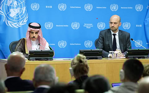 "مؤتمر حل الدولتين منصة حيوية لحشد التأييد الدولي".. السعودية وفرنسا تقودان جهود الاعتراف بالدولة الفلسطينية